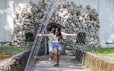 Trick Fountains Hellbrunn Salzburg