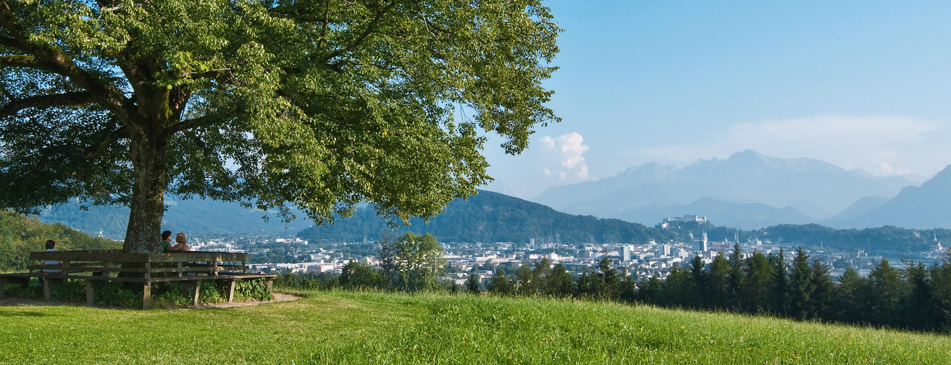 Blick auf Salzburg Stadt