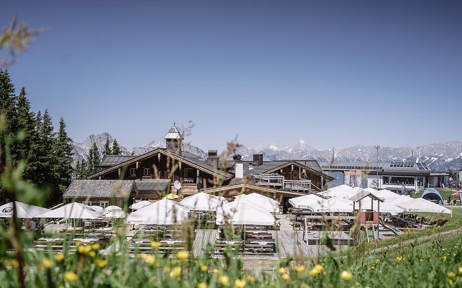 Alte Schmiede von oben im Sommer